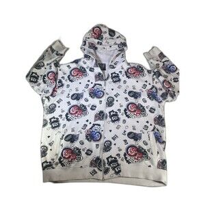 Vintage Southpole Hoodie Mens XXL Casino AOP All Over Print Jesse Pinkman Jacket